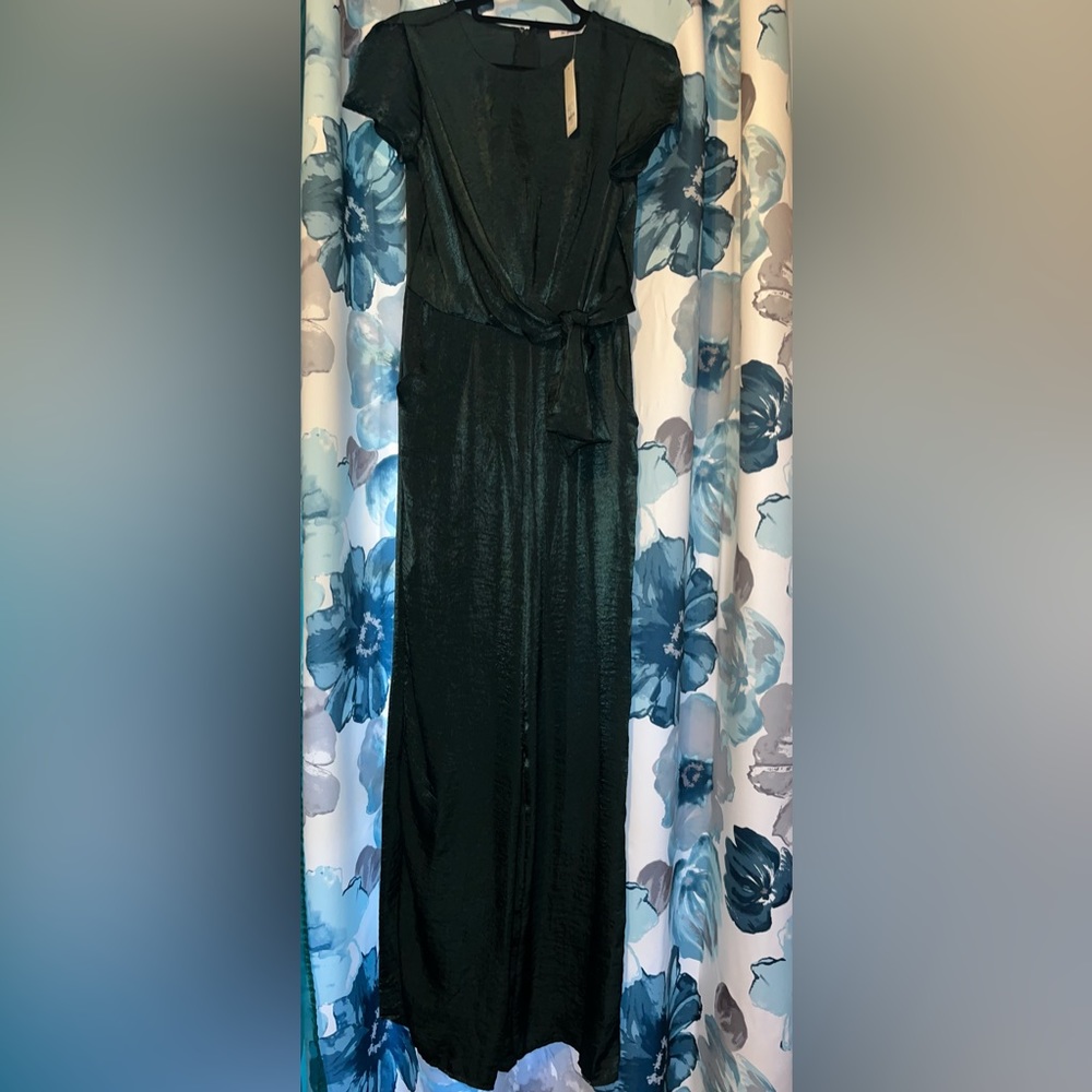 Green Evening Romper